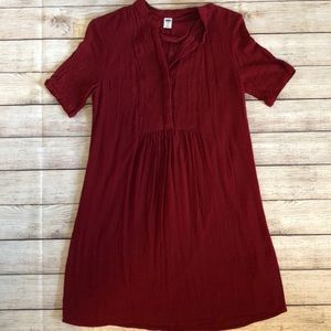 Old Navy Maroon Tunic Dress